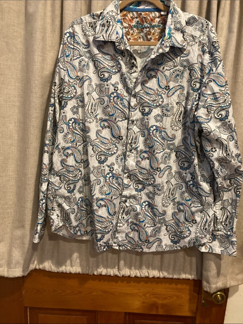 Robert Graham paisley shirt 2xl.